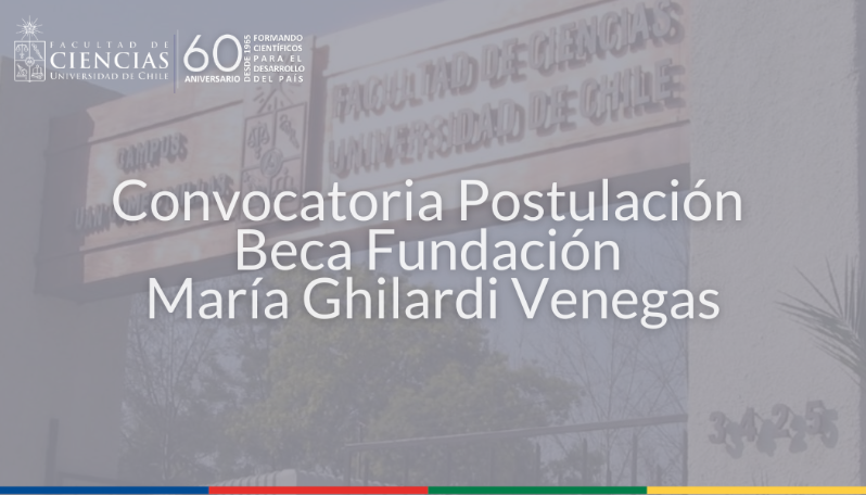 Convocatoria Postulación Beca Fundación María Ghilardi Venegas - Segundo Semestre 2025.-